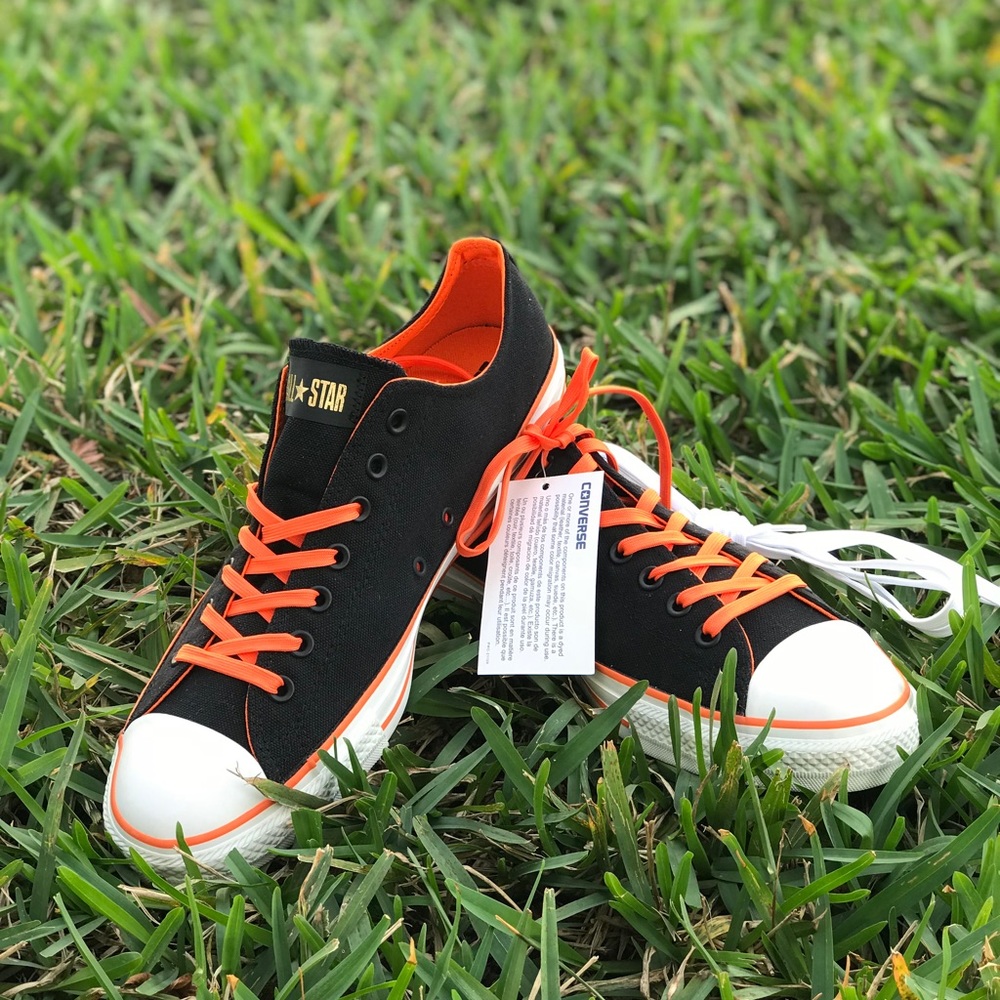 NWT Converse CT All Ox Black/Orange M AUTHENTIC - Picture 5 of 7